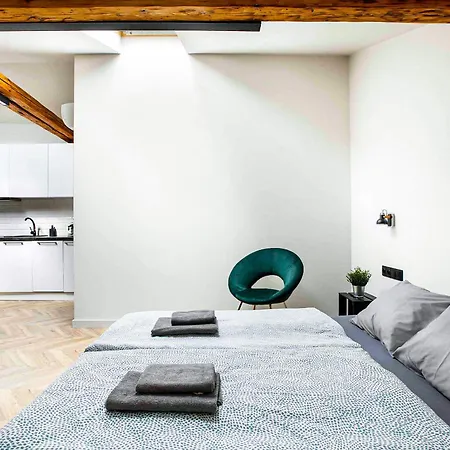 Beautiful Studio With Air Conditioning, Cracow Old Town Apartman